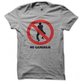 Tee shirt  no Gangnam Style 강남 스타일 gris