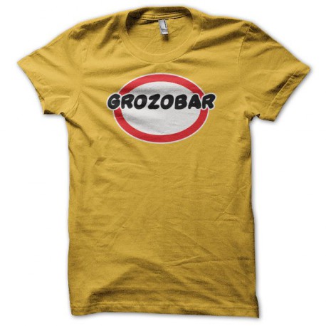 Tee shirt Malabar parodie Grozobar jaune
