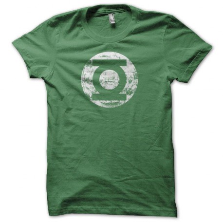 Tee shirt Green Lantern La Lanterne verte vintage grungy vert
