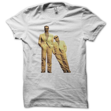 Tee shirt Jumeaux Twins Schwartzenegger DeVito blanc