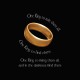 T-shirt single ring lord of the ring black