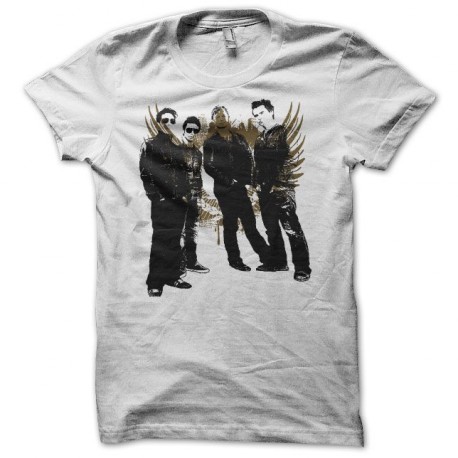 Tee shirt Stereophonics band fan art blanc
