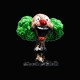 Tee shirt explosion nucléaire clown noir