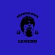 Tee shirt Maradona Legend noir/bleu royal