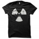 camiseta ecología cráneo nuclear grungy negro