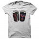 Tee shirt Coca Cola Zero Pepsi Max Fukushima parodie Nuka Cola Zero Fukushi Max blanc