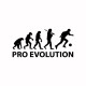 Pro Evolution camiseta negro / blanco