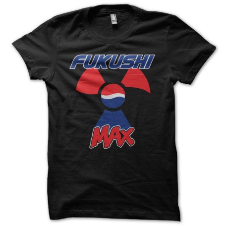 T-shirt Pepsi Max Fukushima parody Fukushi Max black