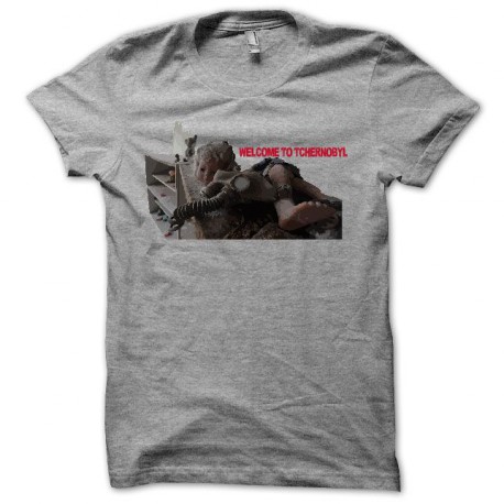 Tee shirt welcome to tchernobyl gris