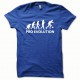 Pro Evolution t-shirt white / royal