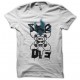Tee shirt Skate SK8 or Die burning blanc