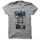 Tee shirt Skate SK8 or Die burning gris