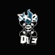Tee shirt Skate SK8 or Die burning noir