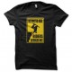 Tee shirt Skate Restricted Area Riders Only Authorized noir
