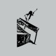 Tee shirt Skate Handrail Slide gris