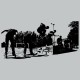 Tee shirt Skate 180 on launchramp gris
