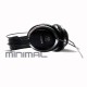 T-shirt minimal headphone akg white