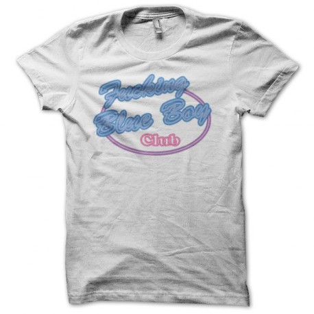 Tee shirt Police Academy Fucking Blue Boy Club blanc
