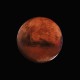 T-shirt astronomy Planet Mars black