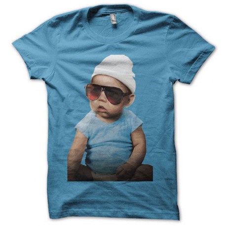 Tee shirt baby The hangover﻿ very bad trip bleu