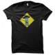 Tee shirt OVNI Warning Abduction Zone noir