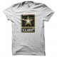 Tee shirt US Army grungy blanc