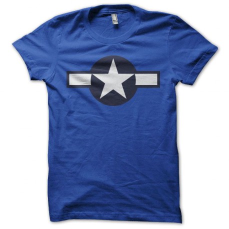 Tee shirt US Army Air Forces 40's bleu