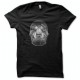 Tee shirt crâne de cristal blanc/noir