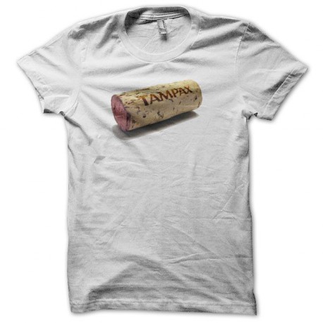 Tee shirt tampax parodie blanc