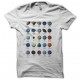 Tee shirt extasy tableau mdma blanc
