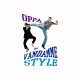T-shirt OPPA Van Damme Style parody gangnam white