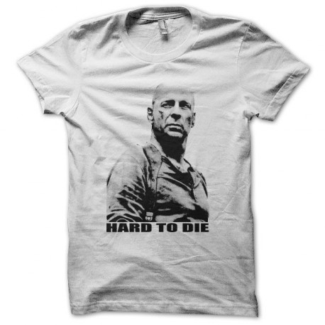 T-shirt Die Hard hard to die white
