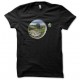 Camiseta Hobbit room inside view outside negro