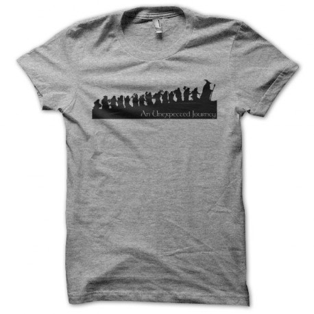 Tee shirt The Hobbit An Unexpected Journey gris