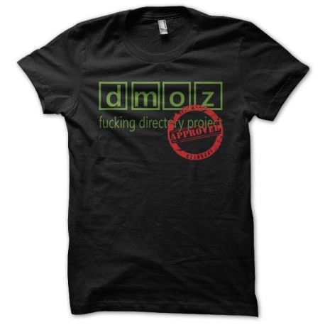 Tee shirt dmoz fucking dp approved noir