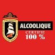 camiseta humor Amsterdam Navigator parodia Alcoolique certifié 100% rojo