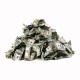 Tee shirt pile de billets dollars blanc