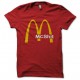 Tee shirt Mc Donald's parodie Mc Shit rouge