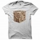 Tee shirt cube humain noir/blanc