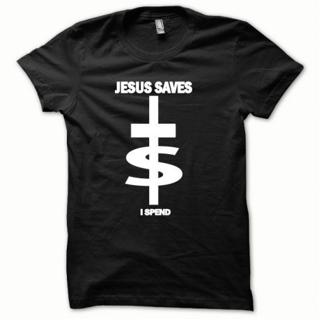 Jesus Saves Tee shirt white / black