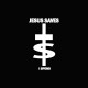 Tee shirt Jesus Saves blanc/noir