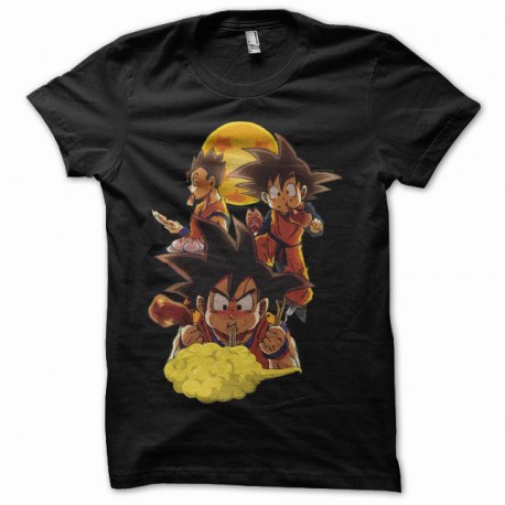 Tee shirt dragon ball fan art parodie goku  noir