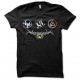 Tee shirt Linkin Park symbols fan art noir