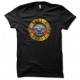 Tee shirt Guns N Roses medal noir