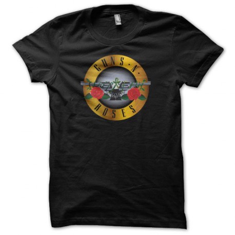 Tee shirt Guns N Roses medal noir