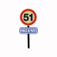 Tee shirt 51 roulez au pastis blanc