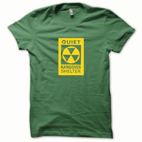 Tee shirt Hangover jaune/vert bouteille