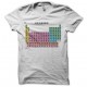 t-shirt Japanese Periodic Table white