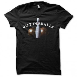 Camiseta Big Lebowsky Gutterballs negro