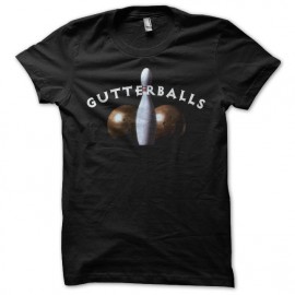 Tee shirt Big Lebowsky Gutterballs noir